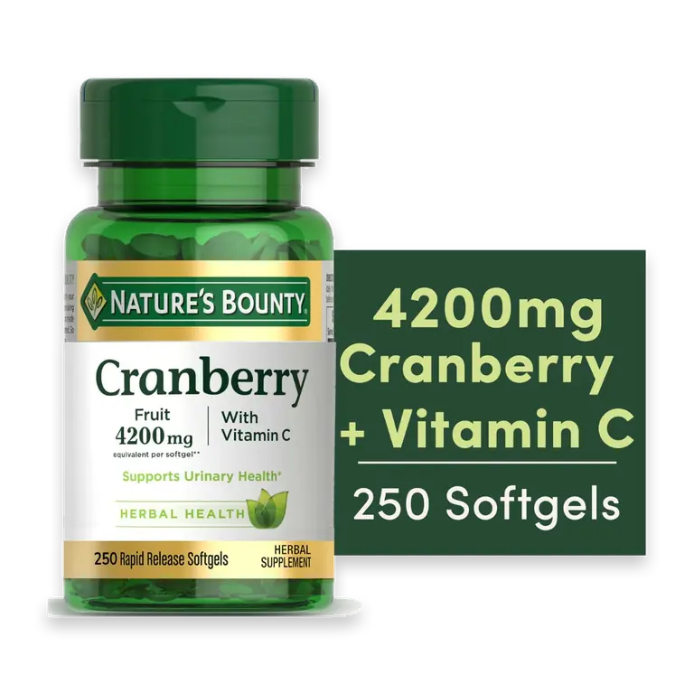 Cranberry with Vitamin C Urinary Tract Support Softgels