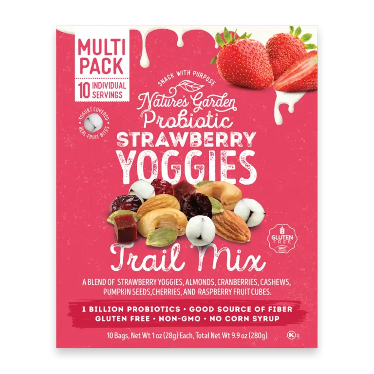 Probiotic Strawberry Yoggies Trail Mix Packs