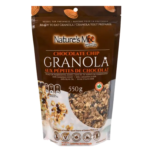 Granola Chocolate Chip 550 g