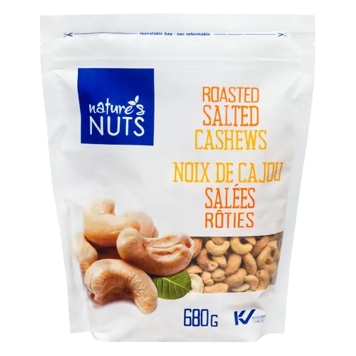 Whole Roasted Salted Cashews 680 g