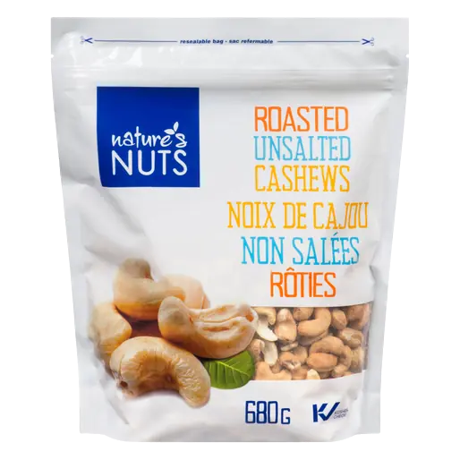 Whole Roasted Unsalted Cashew 680 g