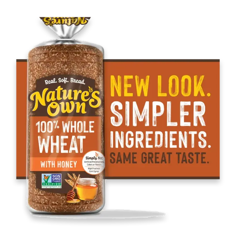 100% Honey Whole Wheat Bread