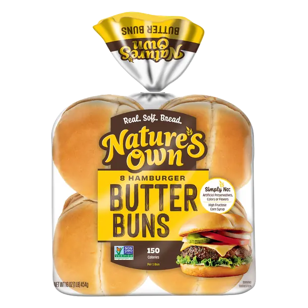 Butter Hamburger Buns - 8 ct
