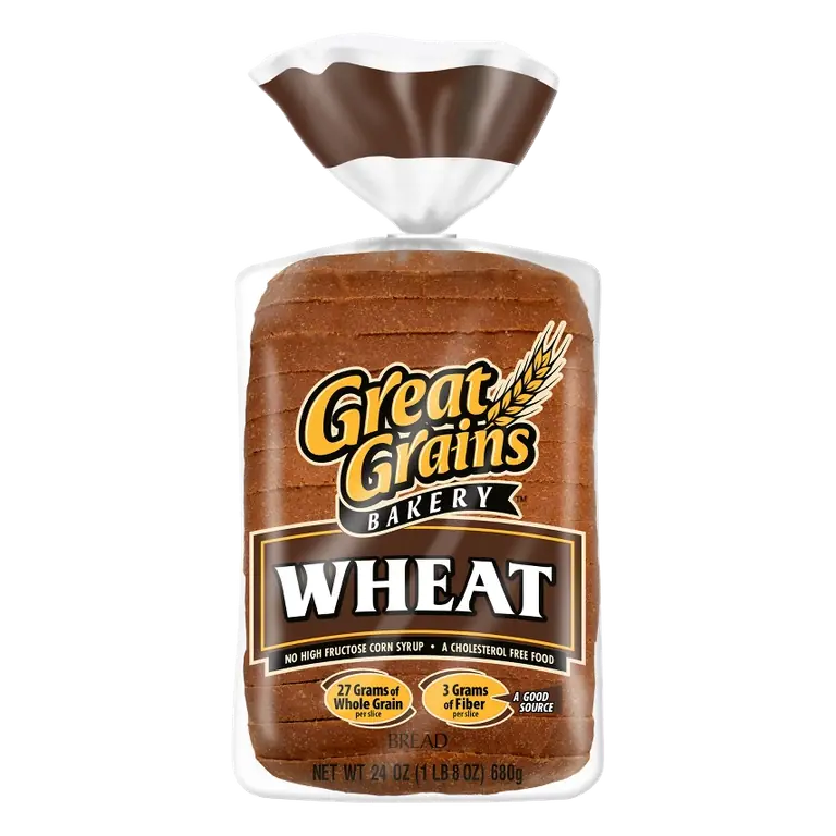 Great Grains 100% Whole Wheat Wide Pan Bread, 24oz