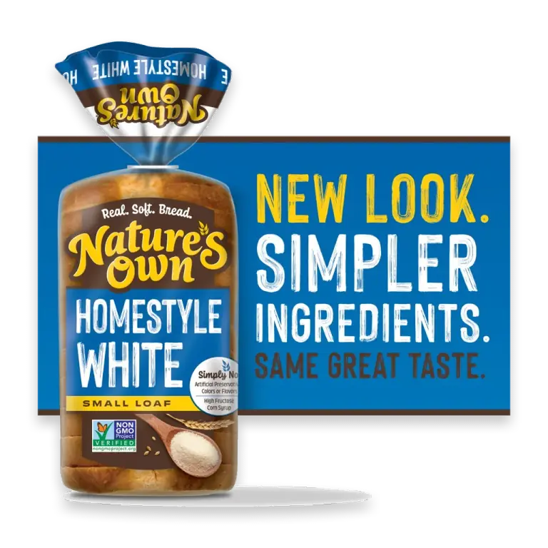 Homestyle White, Non-GMO Small Loaf Bread, Sandwich Bread