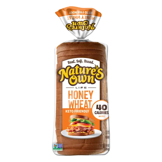 Life Keto Friendly 40 Calories Soft Honey Wheat Bread Sliced