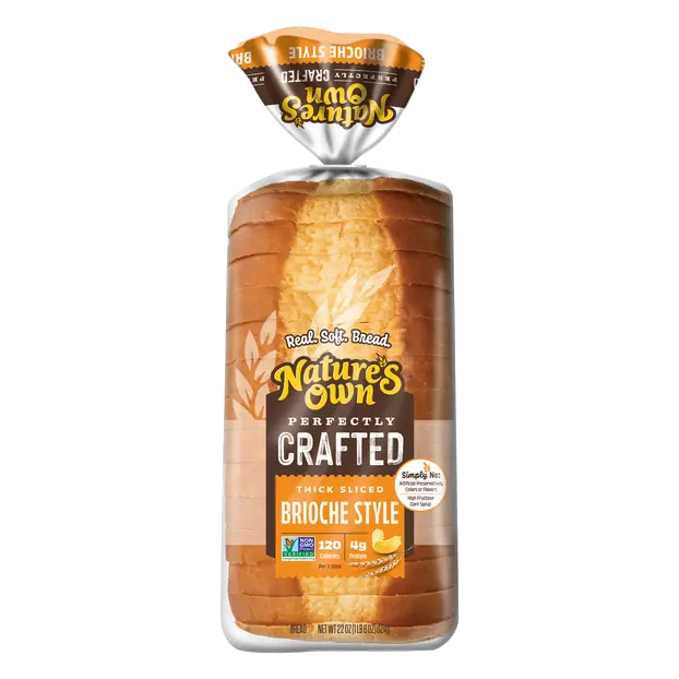 Perfectly Crafted Soft Brioche Style Thick Bread Sliced