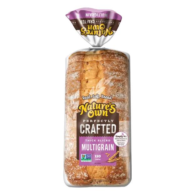 Perfectly Crafted Soft Multigrain Thick Bread Sliced