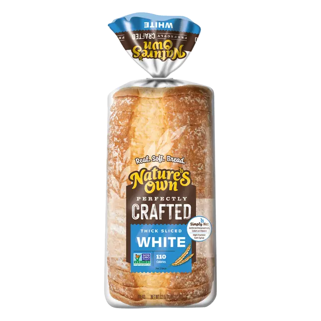 Perfectly Crafted Soft White Thick Bread Sliced