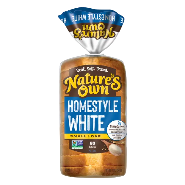 Small Loaf Homestyle Soft White Bread Sliced