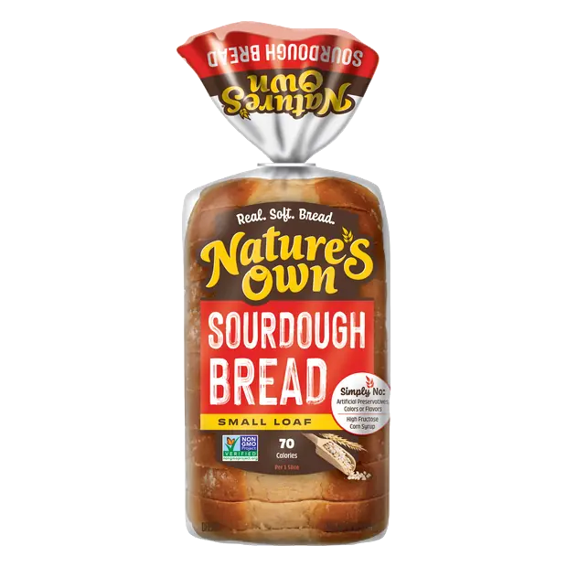 Small Loaf Soft Sourdough Bread Sliced
