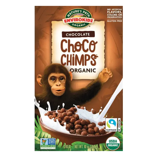 EnviroKidz Organic Gluten Free Choco Chimps Cereal