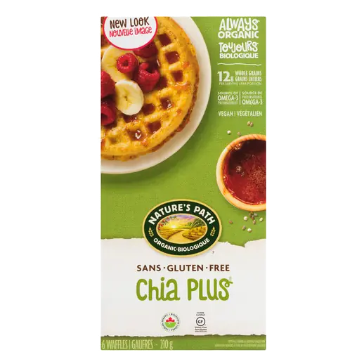 Gluten-Free Frozen Waffles Chia Plus 210 g