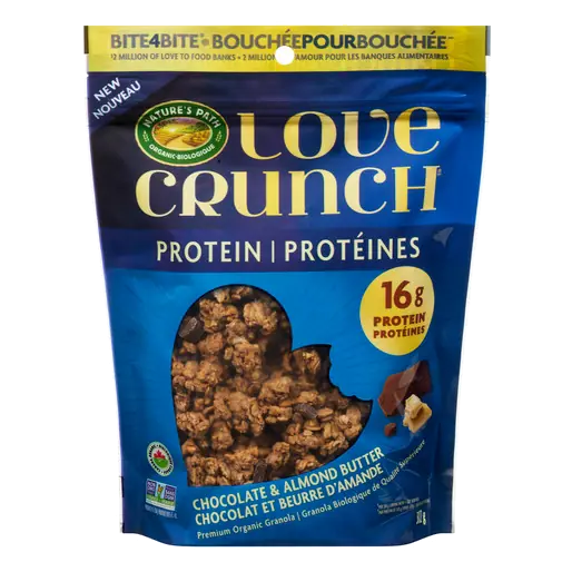 Love Crunch Organic Granola Chocolate And Almond Butter 312 g