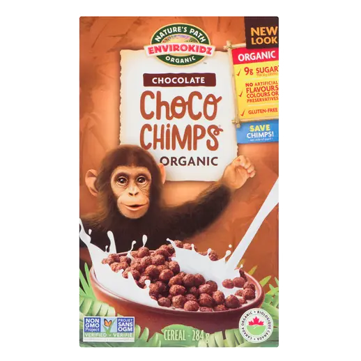 Organic Cereal Chocolate Chimps 284 g