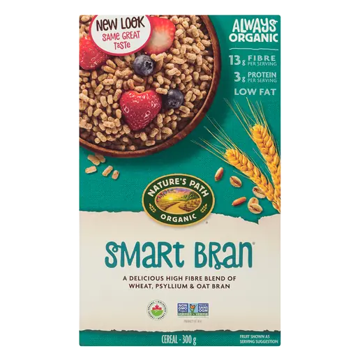 Organic Cereal Smart Bran Psyllium & Oat Bran 300 g