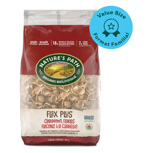 Organic Cereals Cinnamon Flakes Value Size 907 g