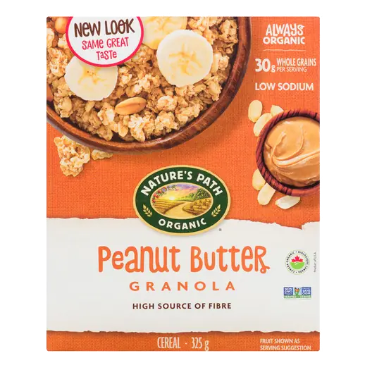 Organic Granola Cereal Peanut Butter 325 g