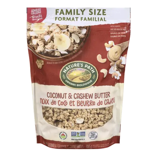 Organic Granola Crunchy Coconut Cashew 700 g