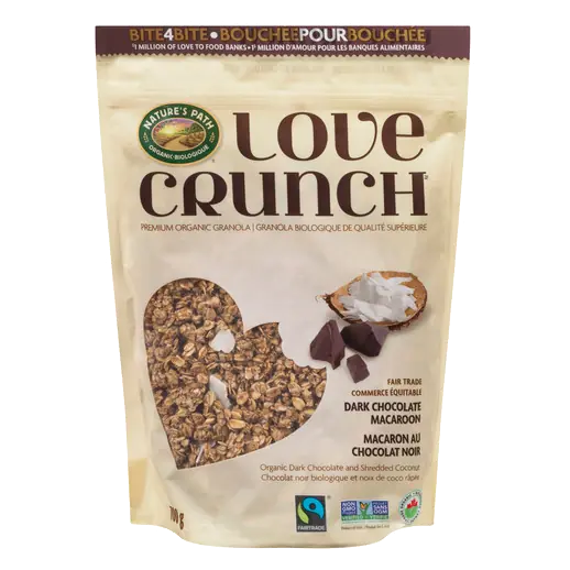 Organic Granola Love Crunch Macaroon Dark Chocolate 700 g