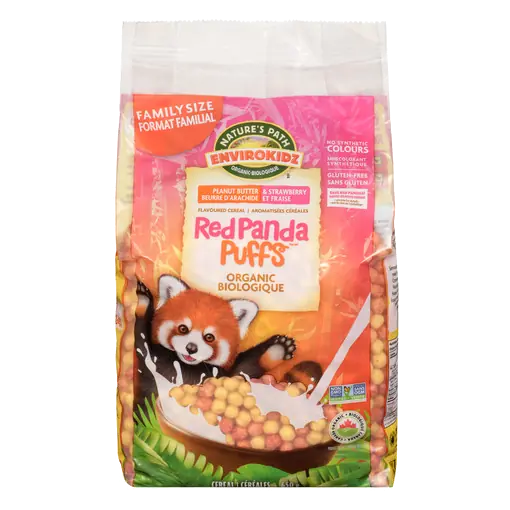Nature's Path Organic Puffs Cereal Peanut Butter & Strawberry 650 g