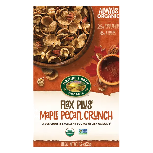 Organic Flax Plus Maple Pecan Crunch Whole Grain Cereal