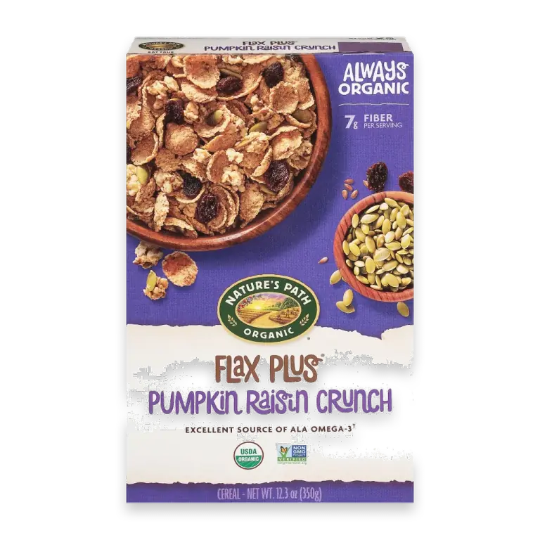 Flax Plus Pumpkin Raisin Crunch Cereal