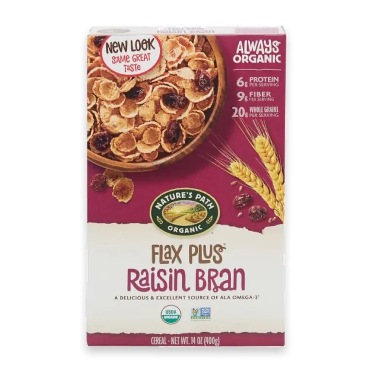 Flax Plus Raisin Bran Cereal