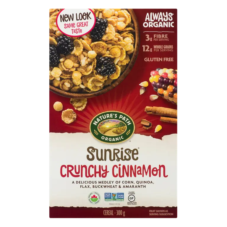 Organic Gluten-Free Cereal Crunchy Cinnamon 300 g