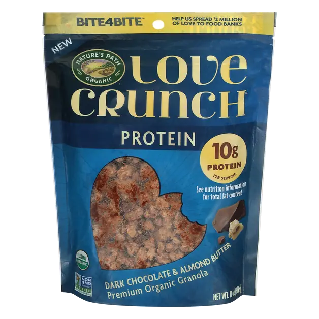 Organic Love Crunch Dark Choc/Almond Butter Protein Granola