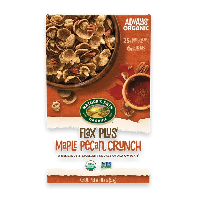 Nature's Path Flax Plus Maple Pecan Crunch Breakfast Cereal
