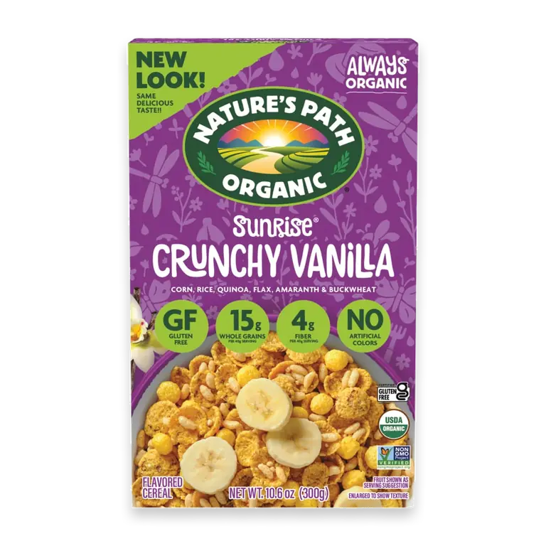 Nature's Path Sunrise Crunchy Vanilla Breakfast Cereal