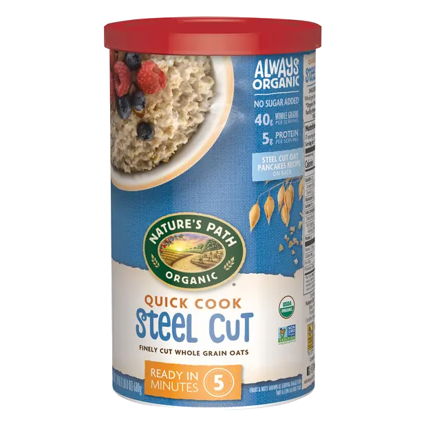 Organic Quick Cook Steel Cut Oats