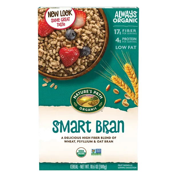 Organic Smart Bran High Fiber Low Fat Cereal