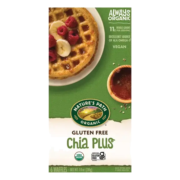 Waffles, Gluten Free, Chia Plus