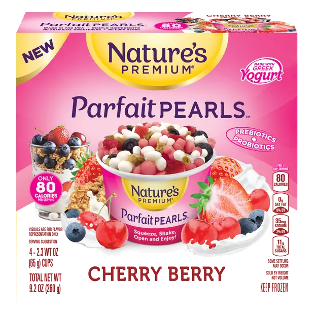 Cherry Berry Parfait Pearls - 4 ct Frozen