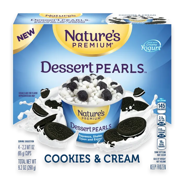 Dessert Pearls 4pk Cookies & Cream 2.3 Oz