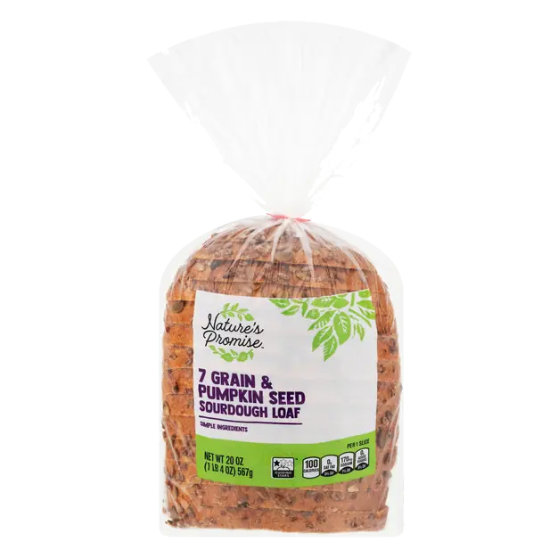 7 Grain & Pumpkin Seed Sourdough Bread Loaf