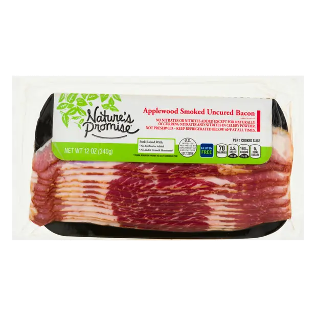 Applewood Smoked Uncured Bacon Sliced
