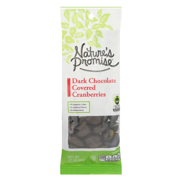 Dark Chocolate Covered Cranberries