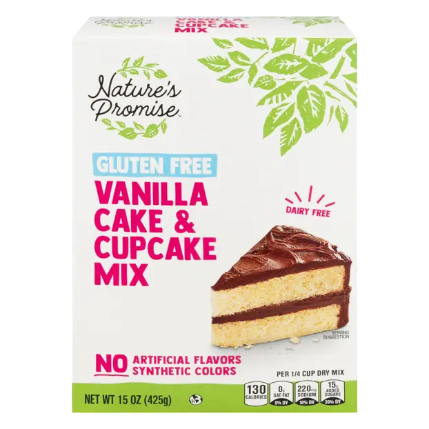 Gluten Free Vanilla Cake & Cupcake Mix