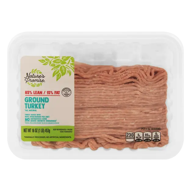 Ground Turkey 85% Lean 15% Fat