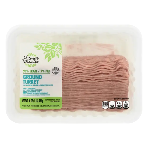 Ground Turkey 93% Lean 7% Fat