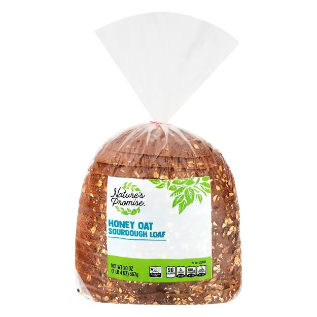 Honey Oat Sourdough Bread Loaf