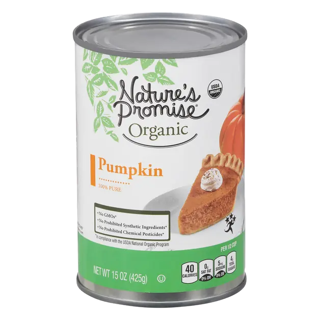 Organic 100% Pure Pumpkin