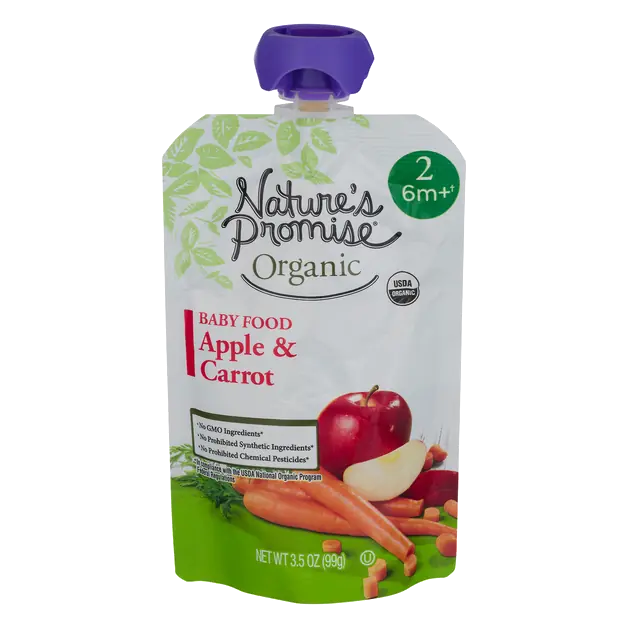 Organic 2 Baby Food Apple & Carrot