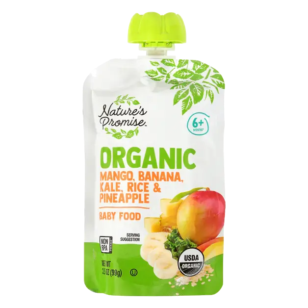 Organic 2 Baby Food Mango Banana Kale Rice & Pineapple