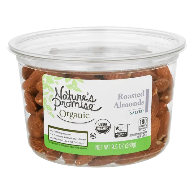 Organic Almonds Roasted Salted