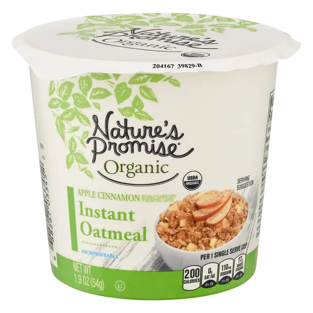 Organic Apple Cinnamon Instant Oatmeal