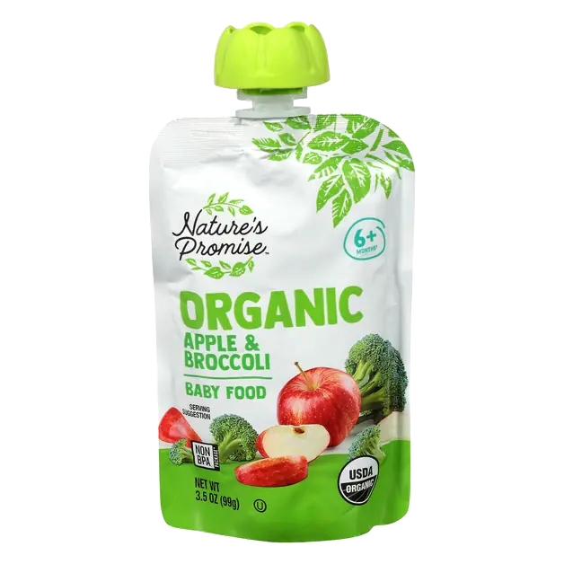 Organic Baby Food Apple & Broccoli